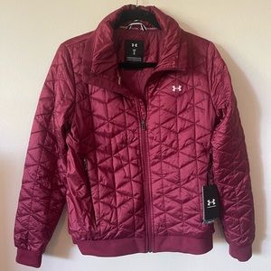 NEW with tags Under Armor Coldgear reactor maroon jacket